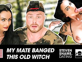 Altere deutsche Amateurin Jaqueline X lässt sich von weißen Mann im Hotel vögeln